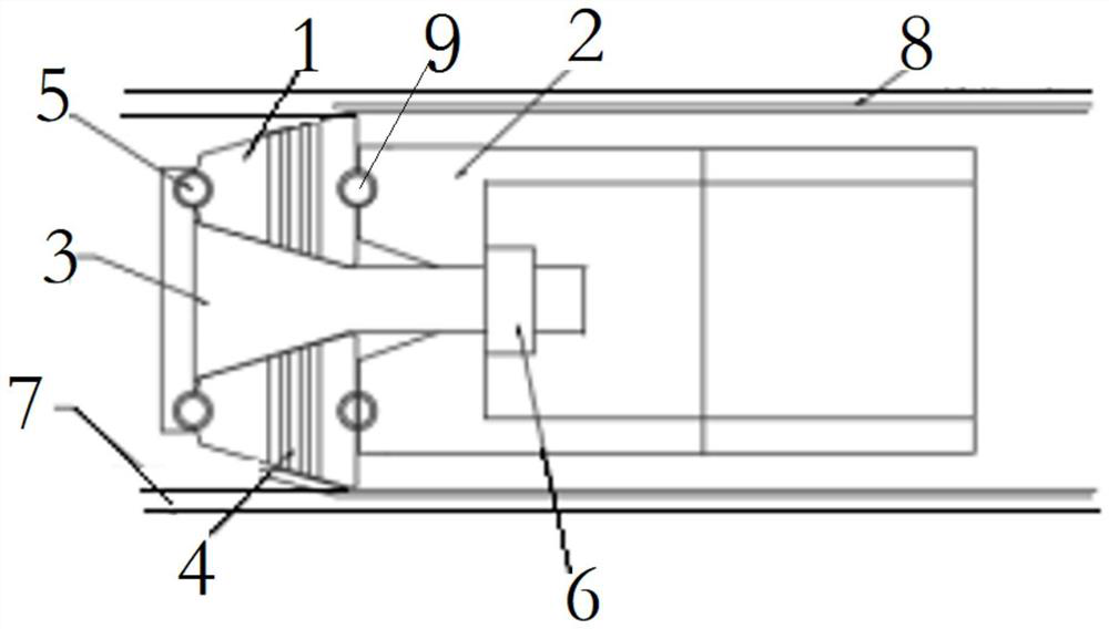 Metal pipe material inner wall surface rolling processing device and method