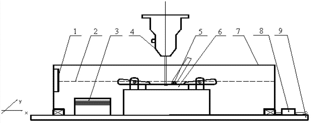 Metal surface laser processing method in liquid medium