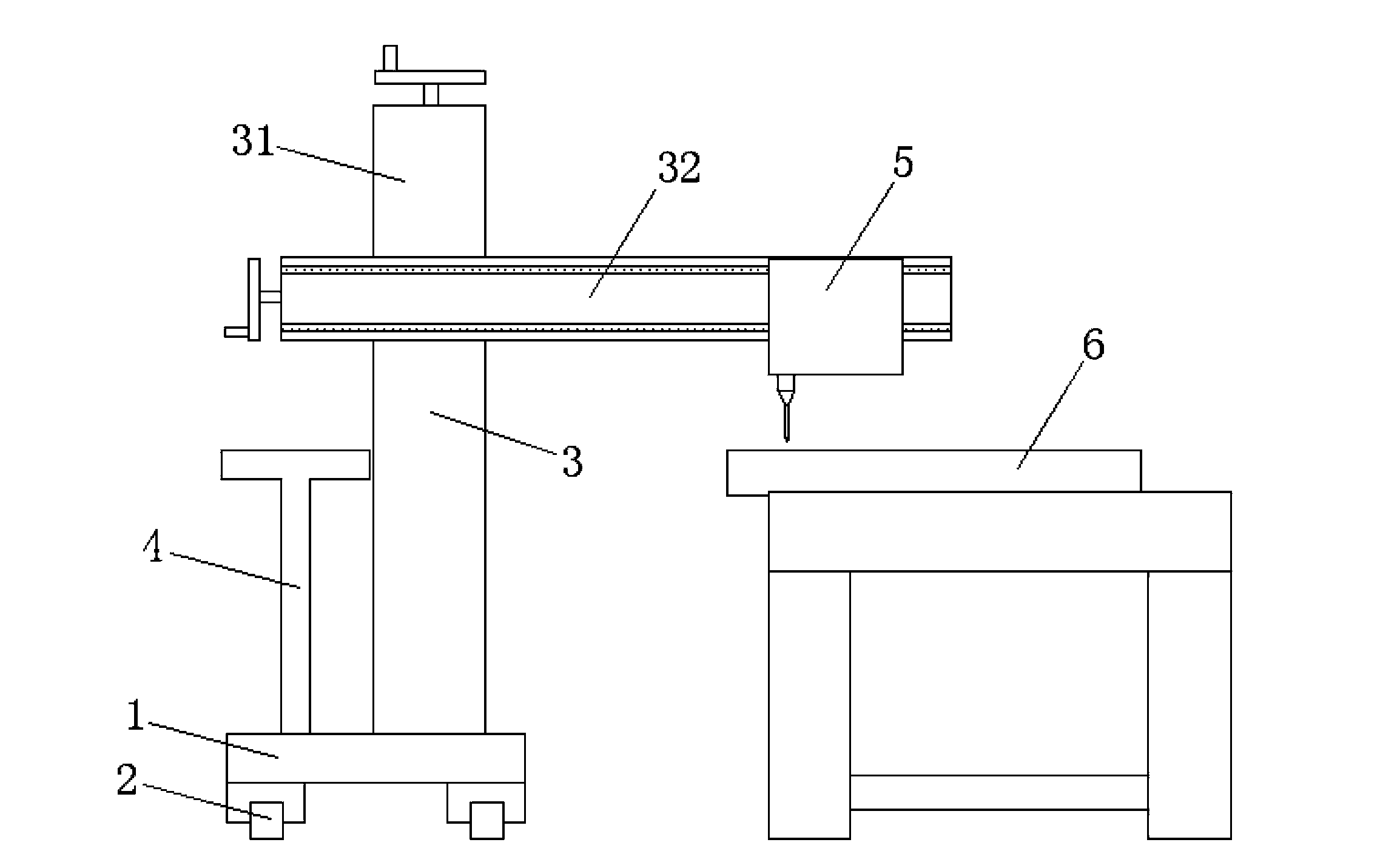 Portable marking machine