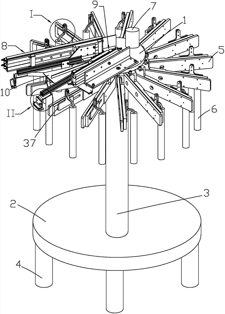 Yarn storage device used for spinning machine
