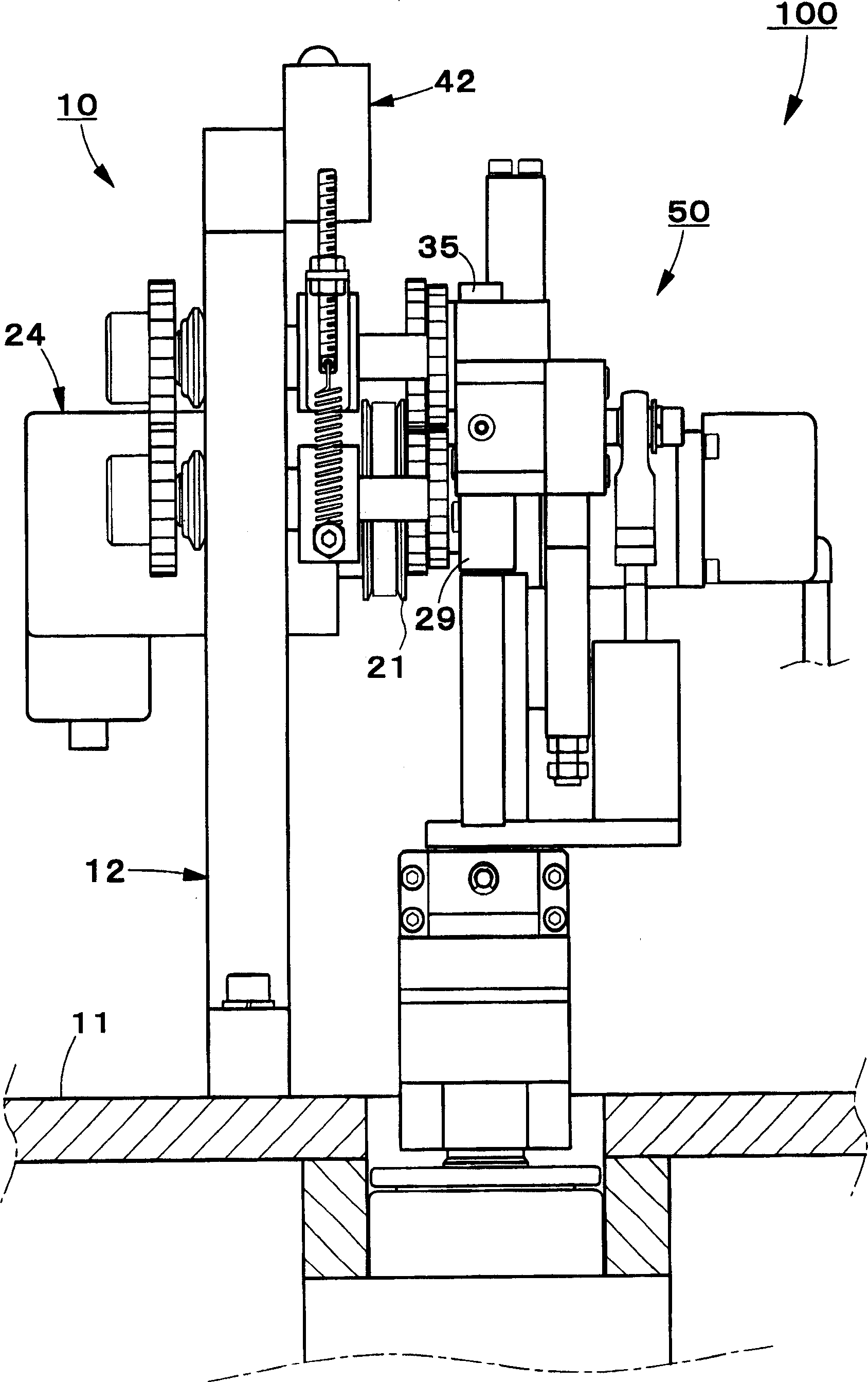 Wire length measuring and feeding device