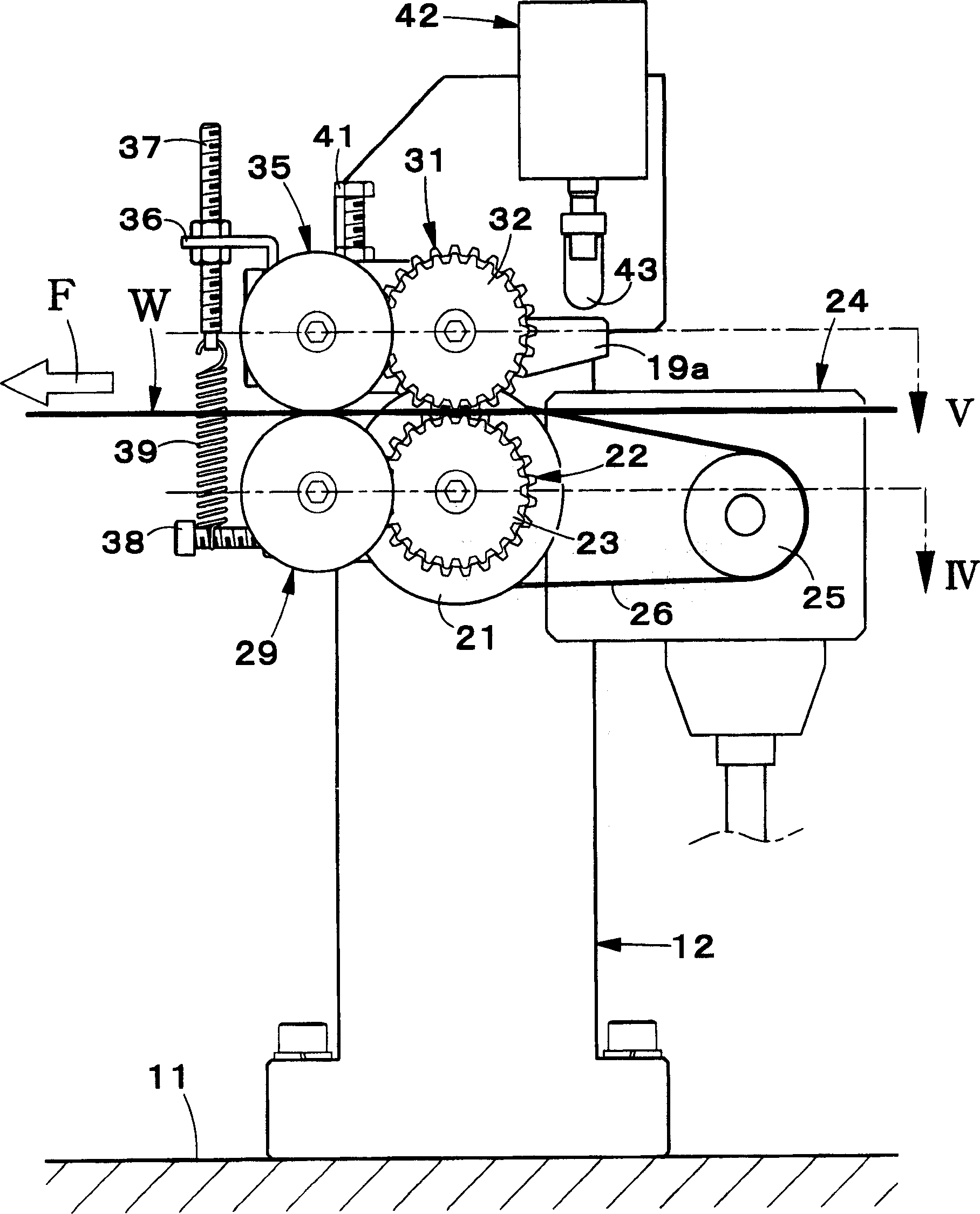 Wire length measuring and feeding device