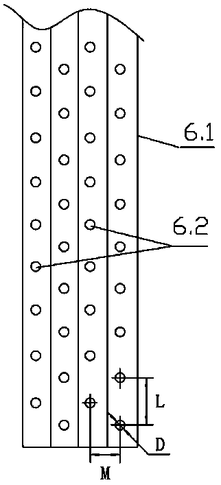 A kind of air grid and the low-pressure quenching process when adopting the air grid tempered glass