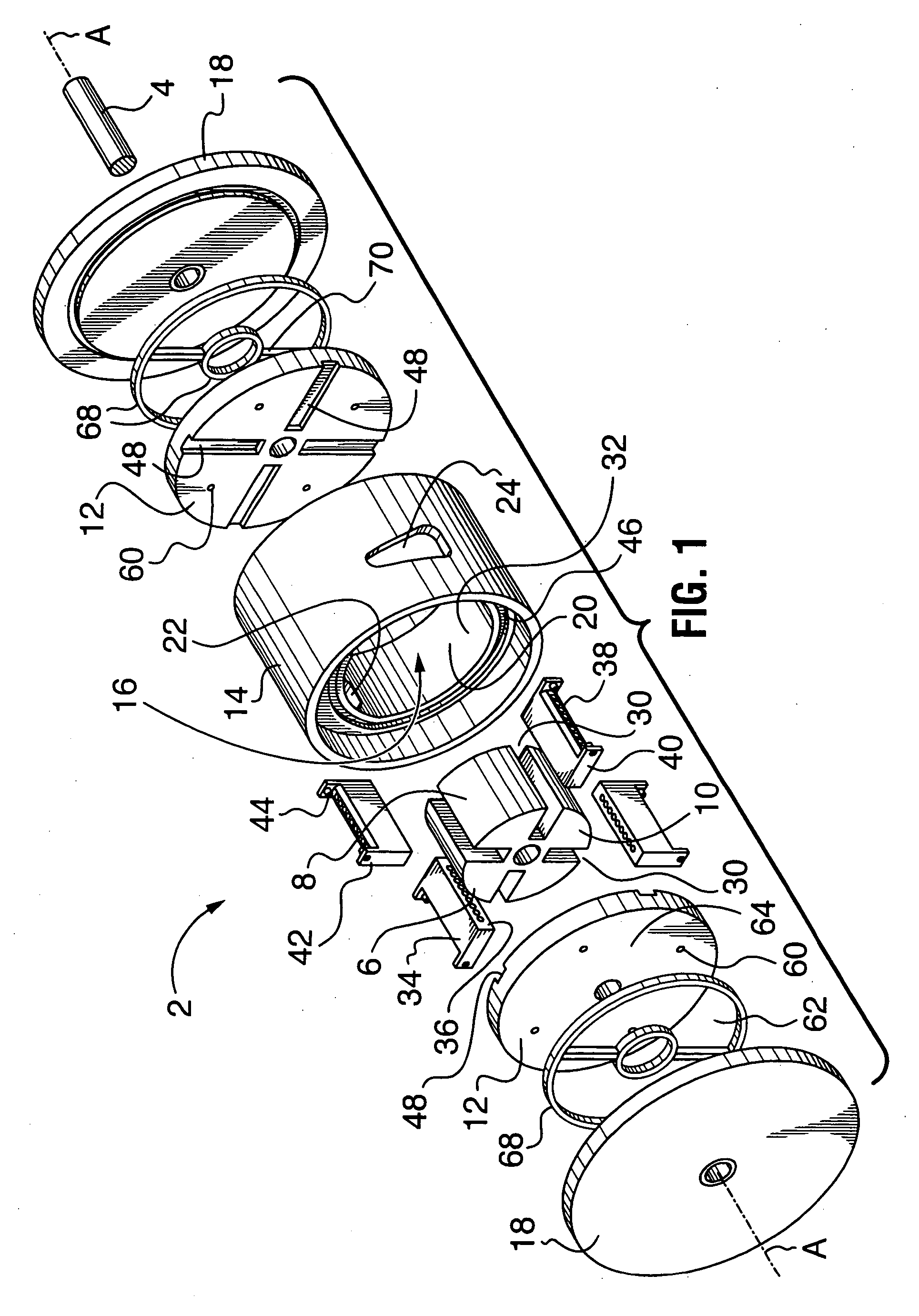 Rotary piston pump end pressure regulation system