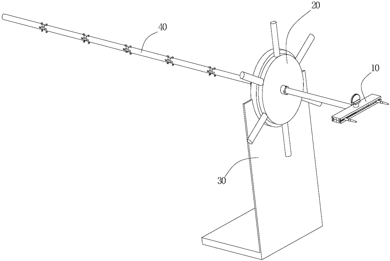 Fruit and vegetable clamping device