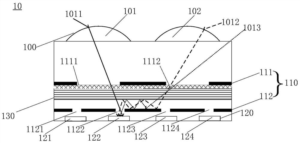 Fingerprint detection device and electronic equipment