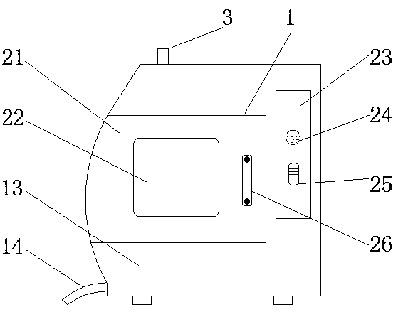 Cleaning device for diode base