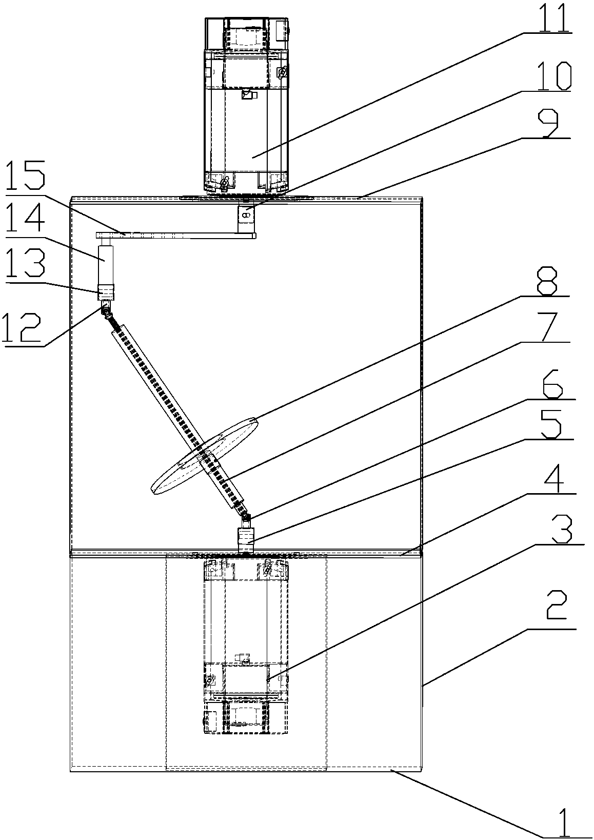 Novel workpiece rotating stand device applied to magnetron sputtering