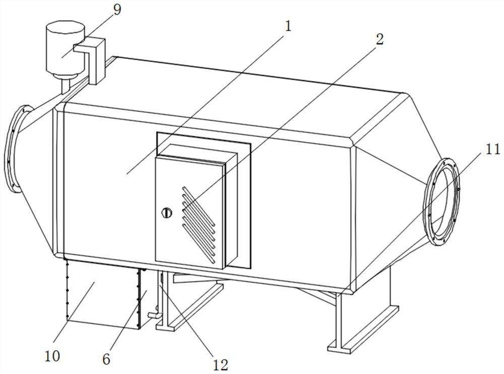 Pump station plasma deodorization device with good deodorization effect