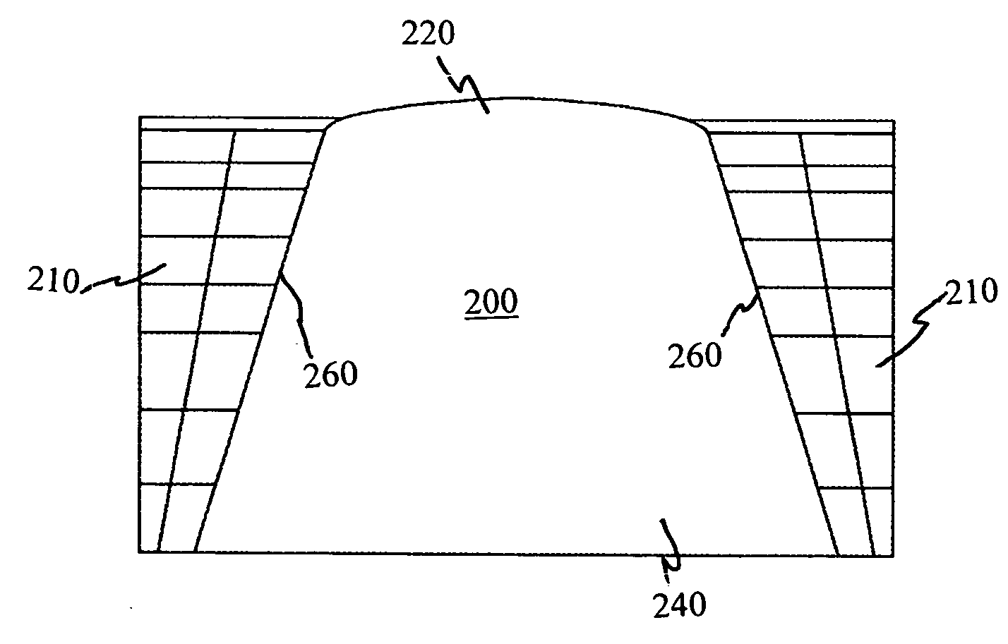 Trapezoidal field pole shape in salient machines