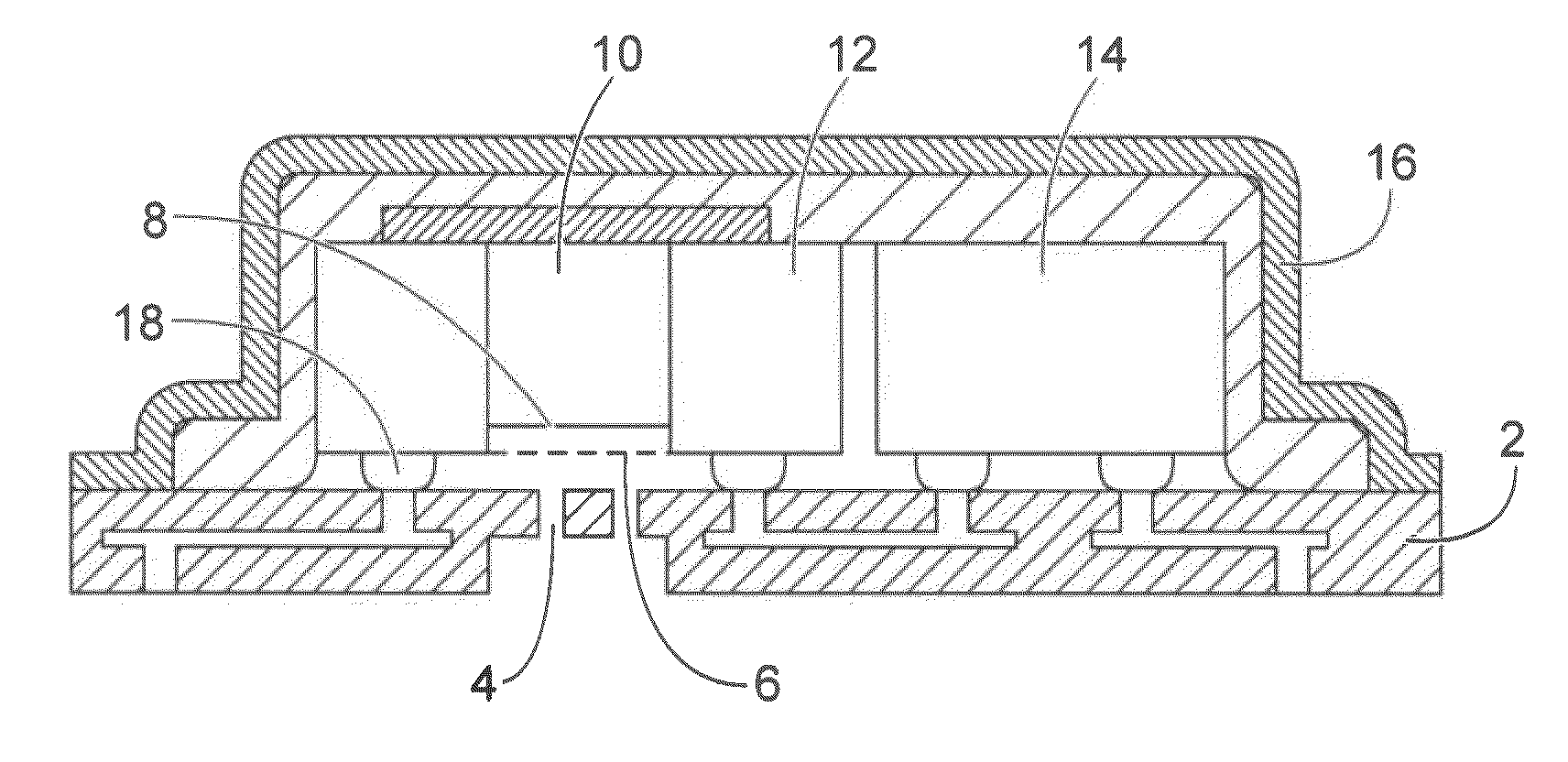 MEMS dynamic pressure sensor, in particular for applications to microphone production