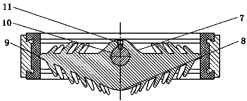 Valve plate of butterfly valve based on reduction of cavitation damage