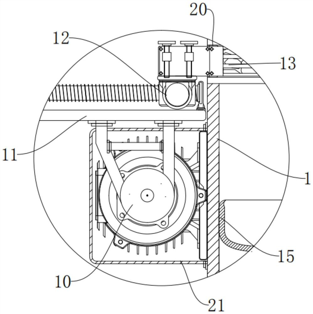 A sewage treatment device that is easy to separate sundries