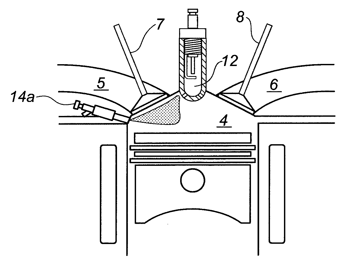 Internal combustion engine with a precombustion chamber