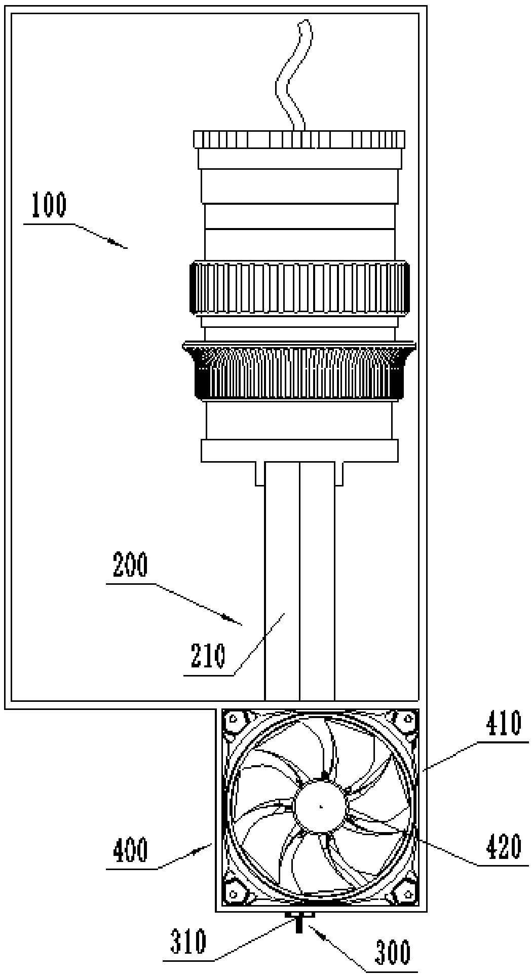 Smoke intensity detecting optical system and method thereof