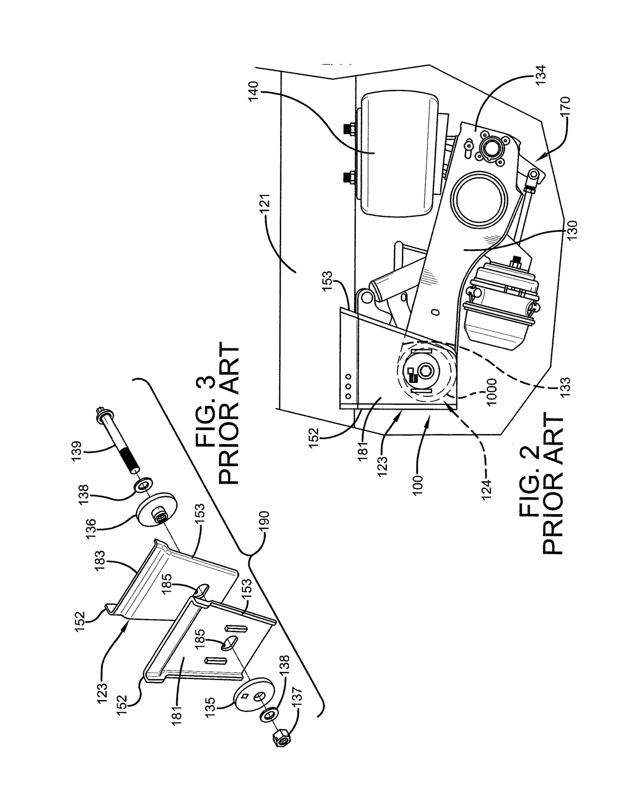 Pivotal connection for heavy-duty vehicle suspension assembly