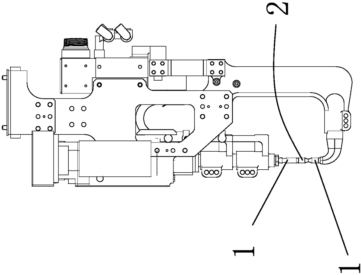 Full-automatic replacement electrode head device for welding