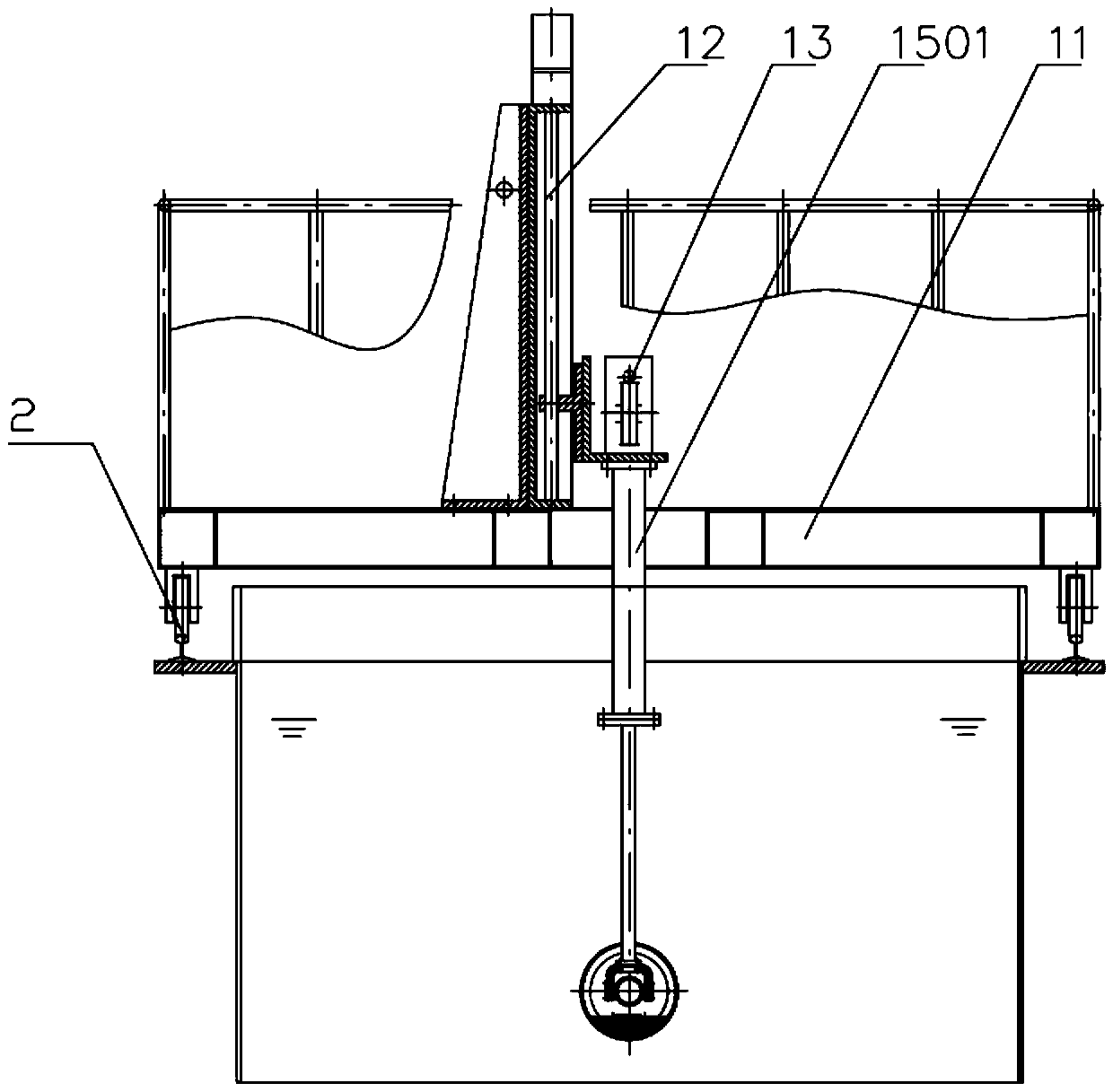 A Vertical Plane Motion Mechanism Used in Hydrodynamic Model Test