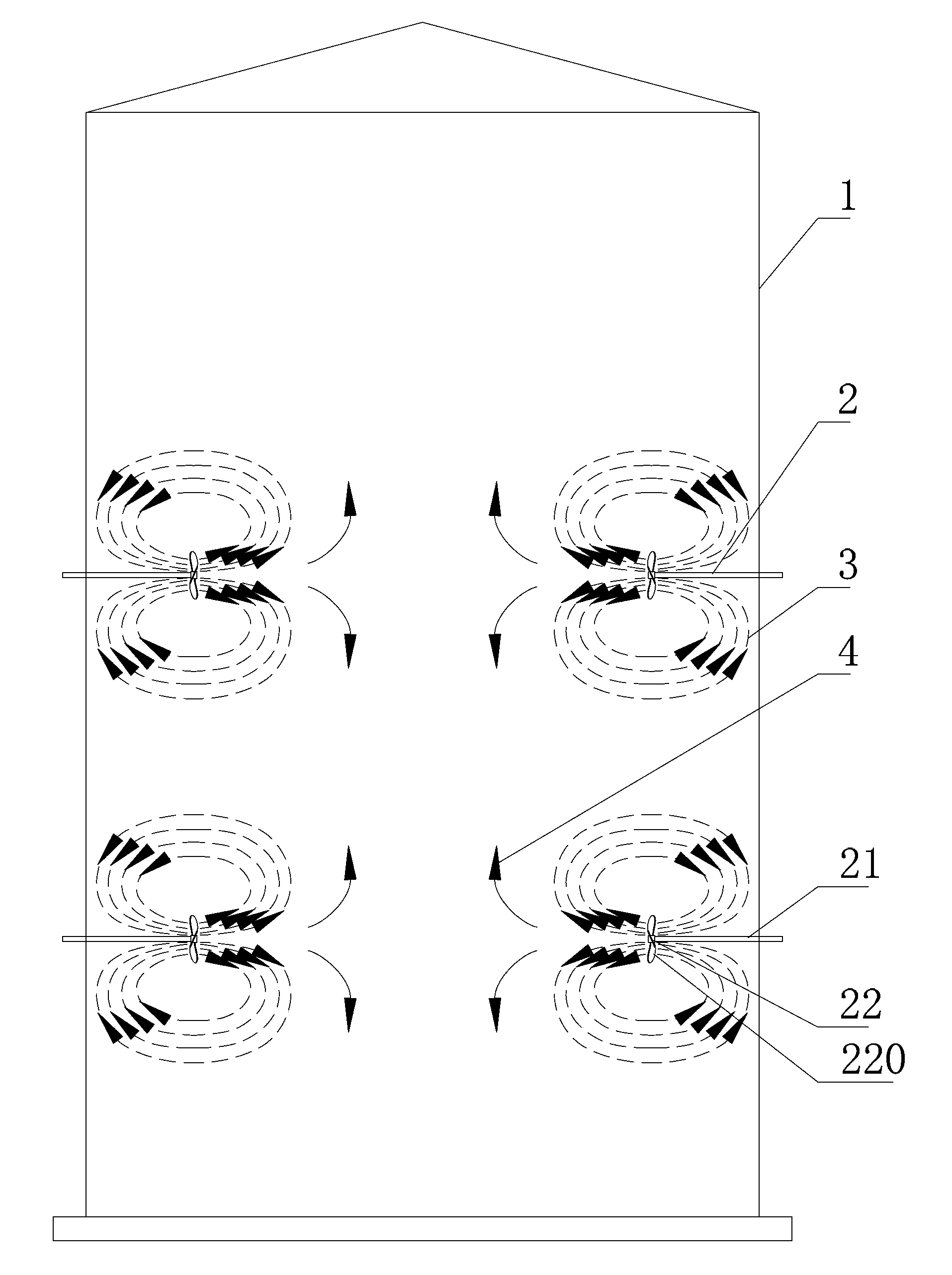 Anaerobic fermentation tank