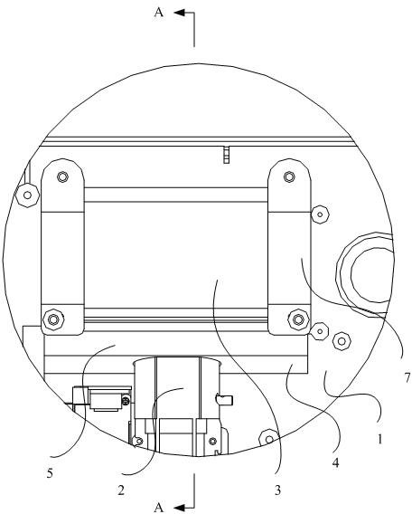 Wall-mounted projection equipment