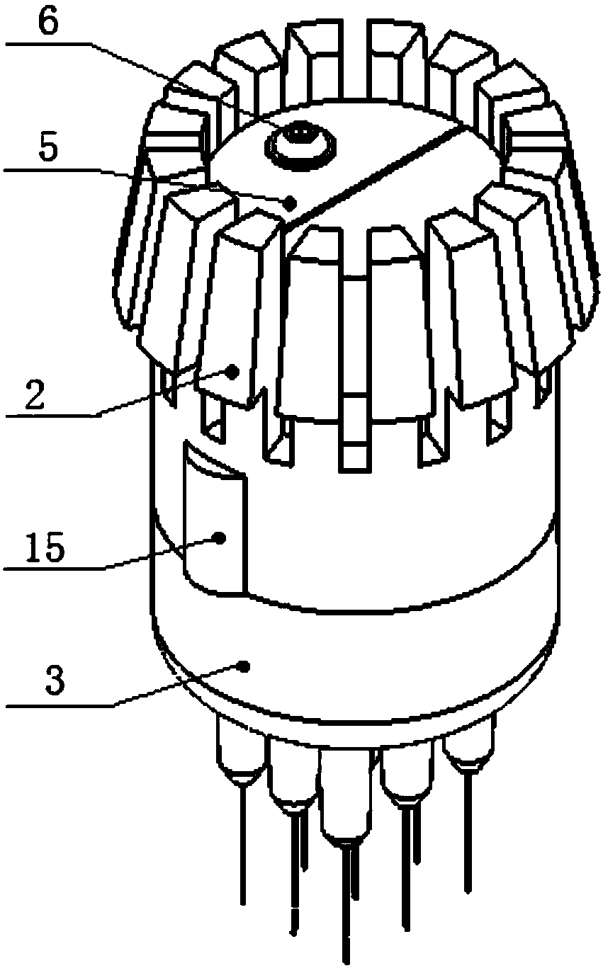 Flexible cluster electrode jet electrolytic machining method and device