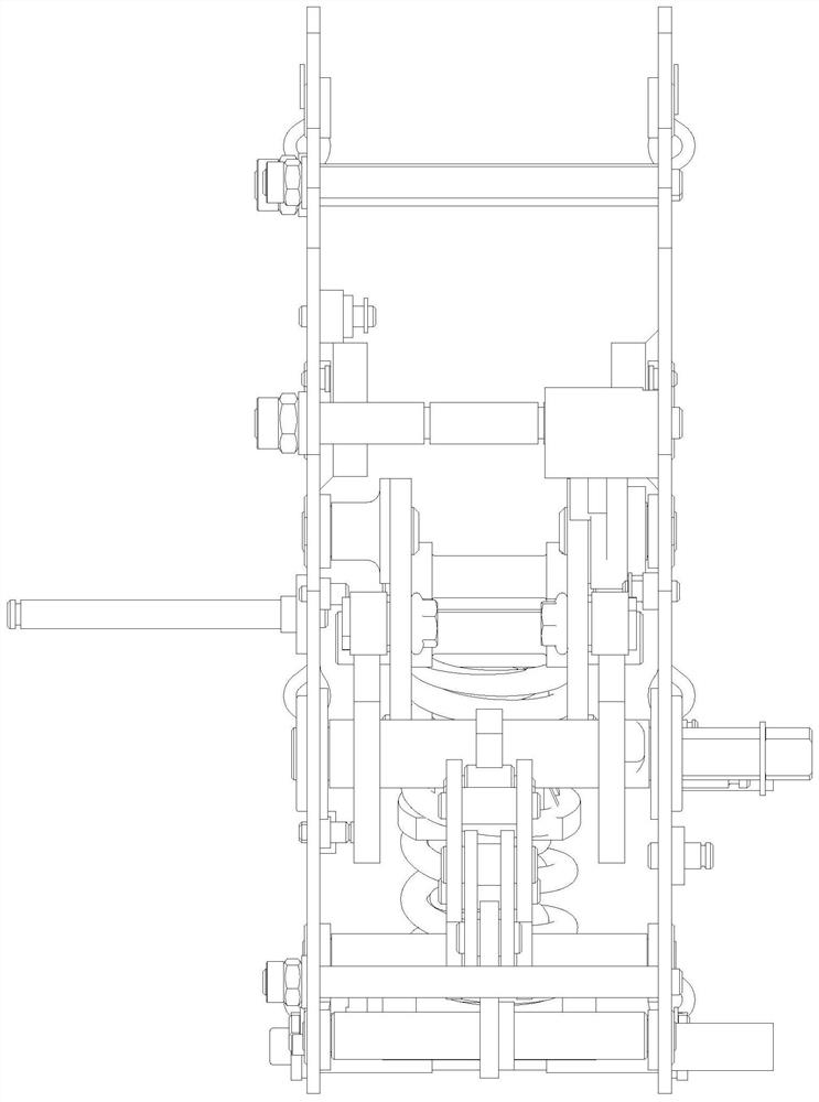 Circuit breaker energy storage indication interlocking mechanism