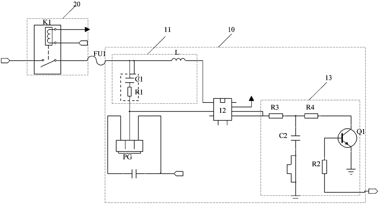 Power supply circuit based on solid-state relay and air conditioner
