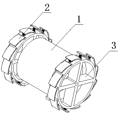 Snowfield two-wheel walking robot