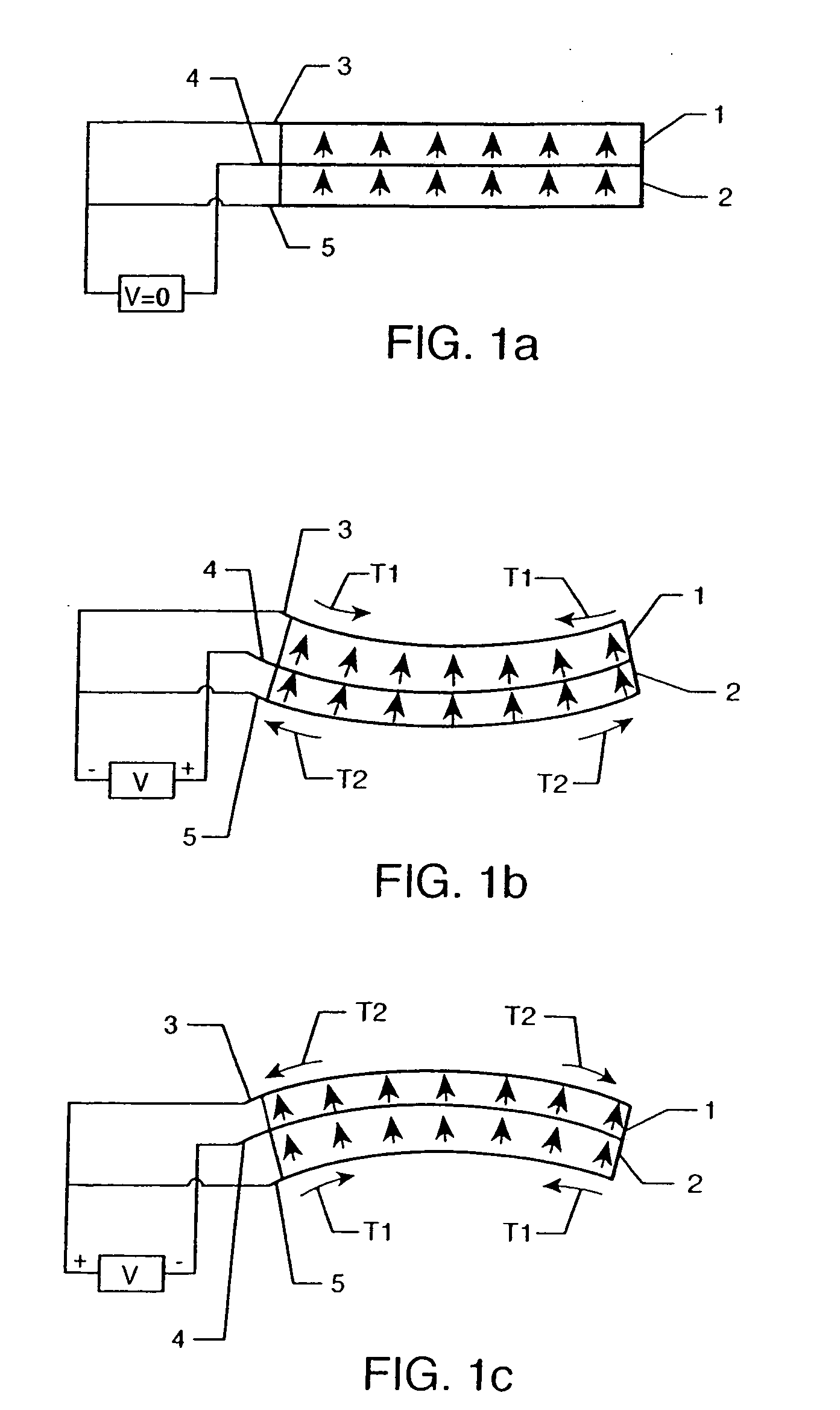 Piezoelectric switch for tunable electronic components