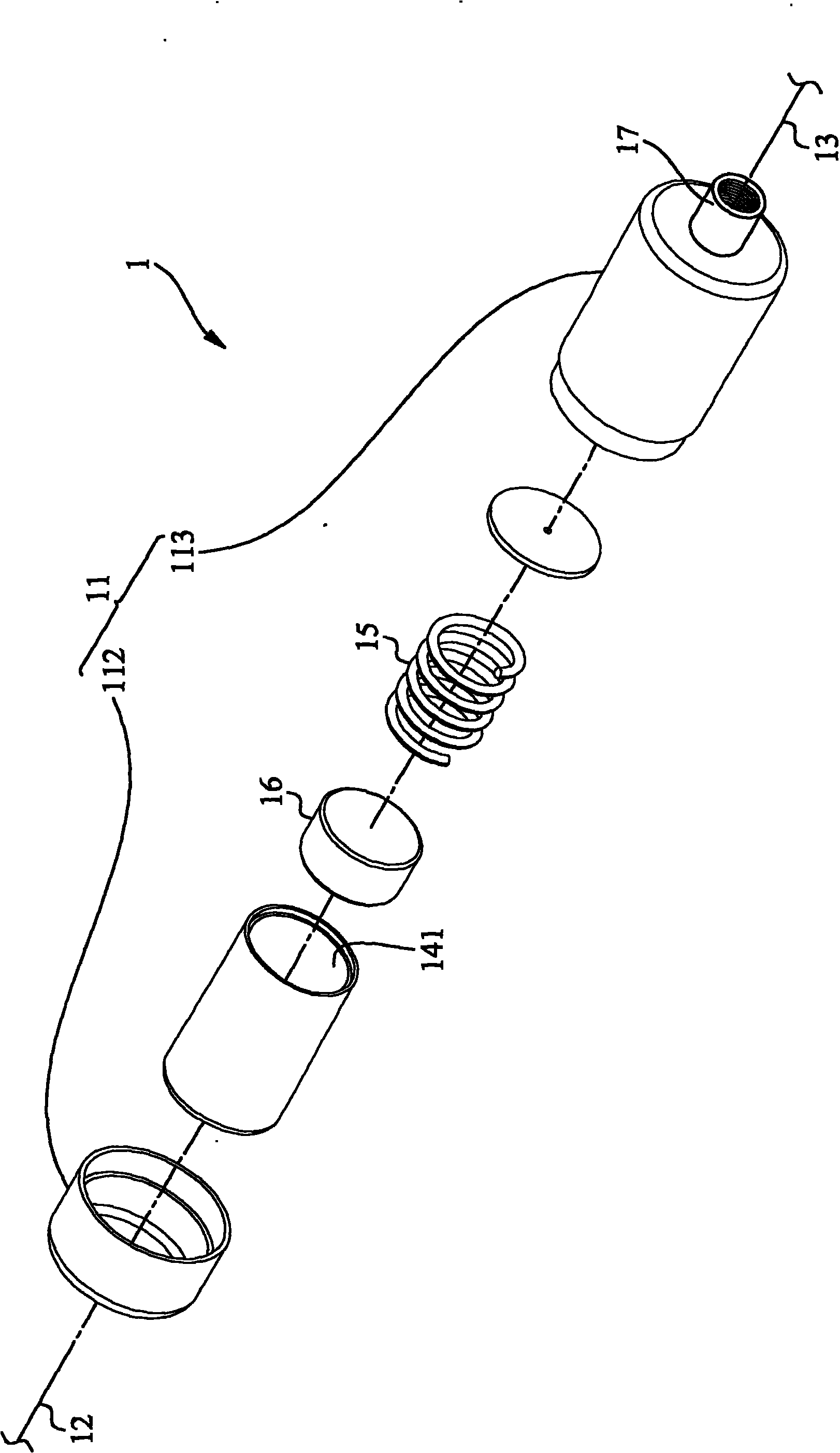 Proportional brake device and brake module thereof