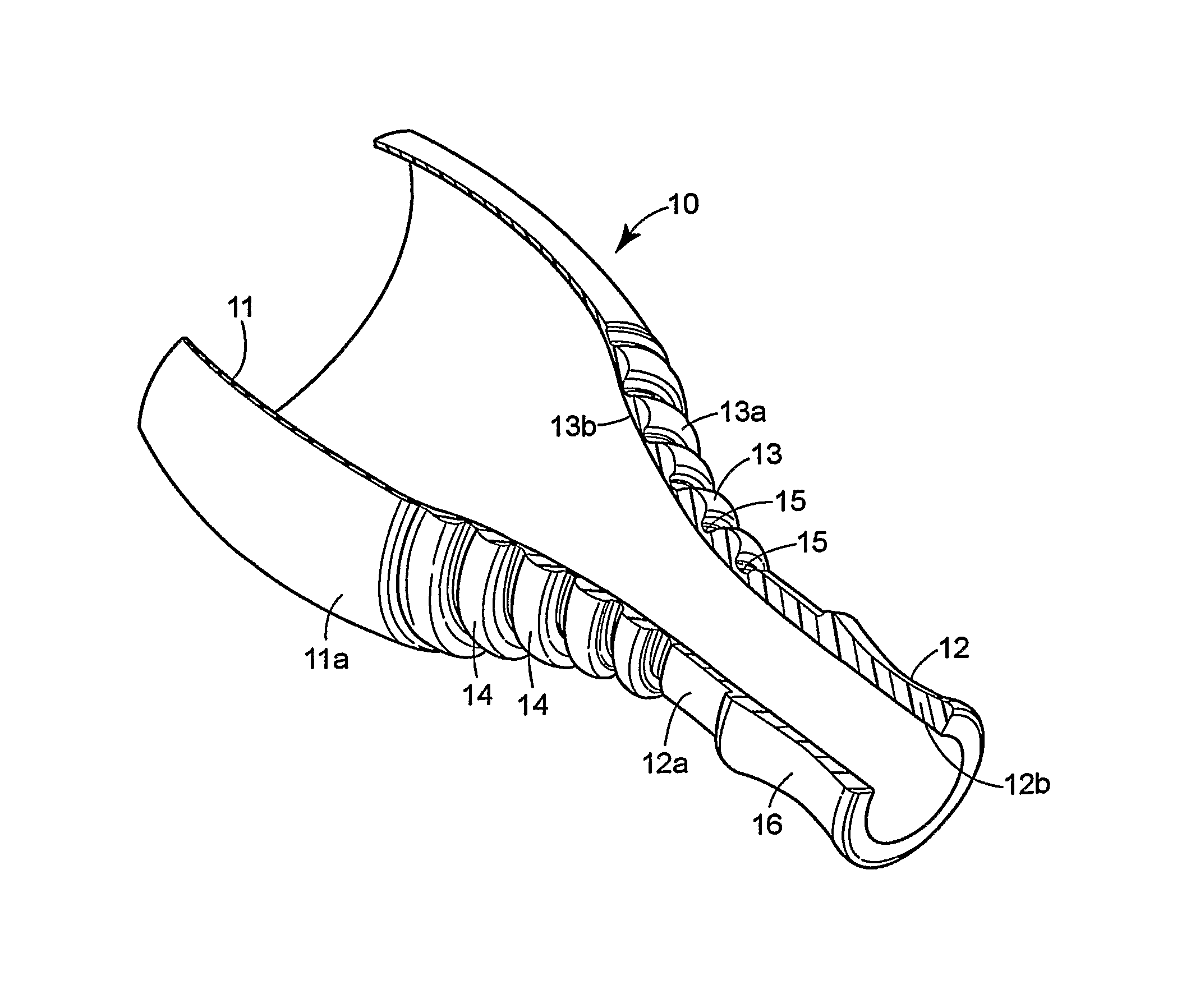 Male external catheter and method of making same