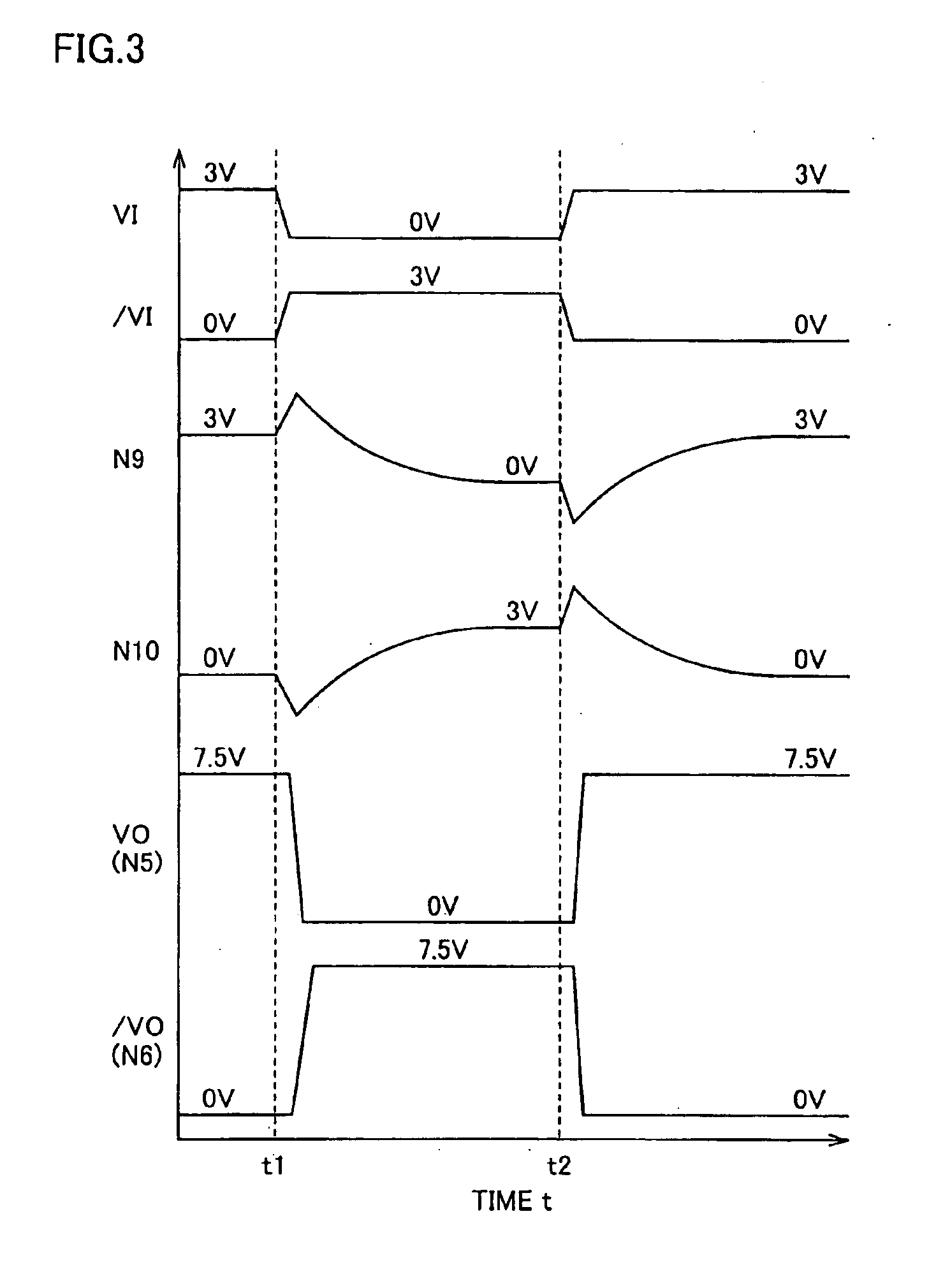 Amplitude converting circuit