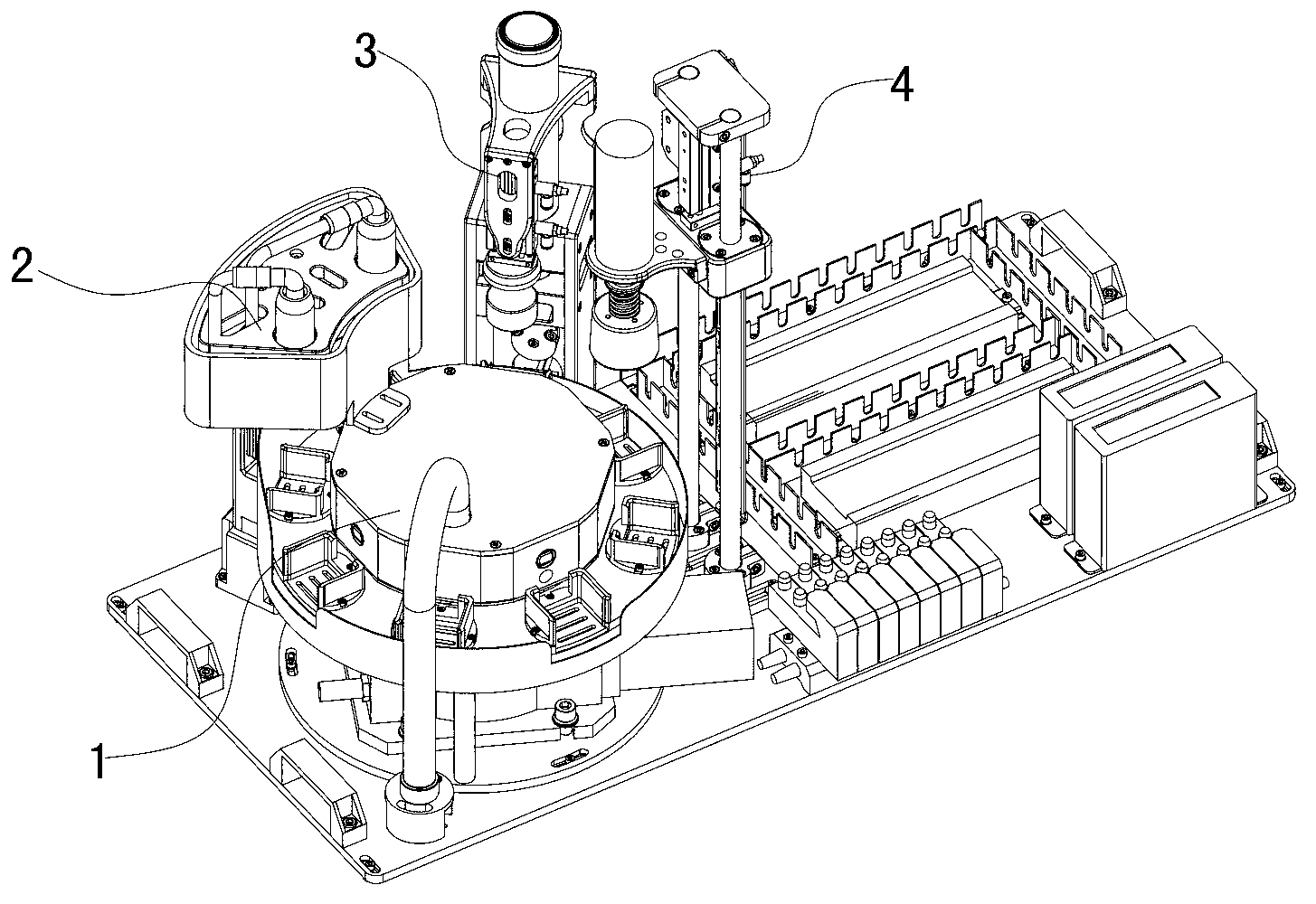 Filling capping device