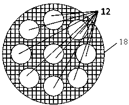 Seawater desulfurization device for tail gas of marine diesel engine