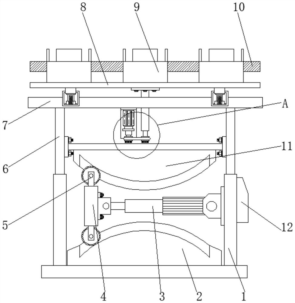 Multi-directional machining die table