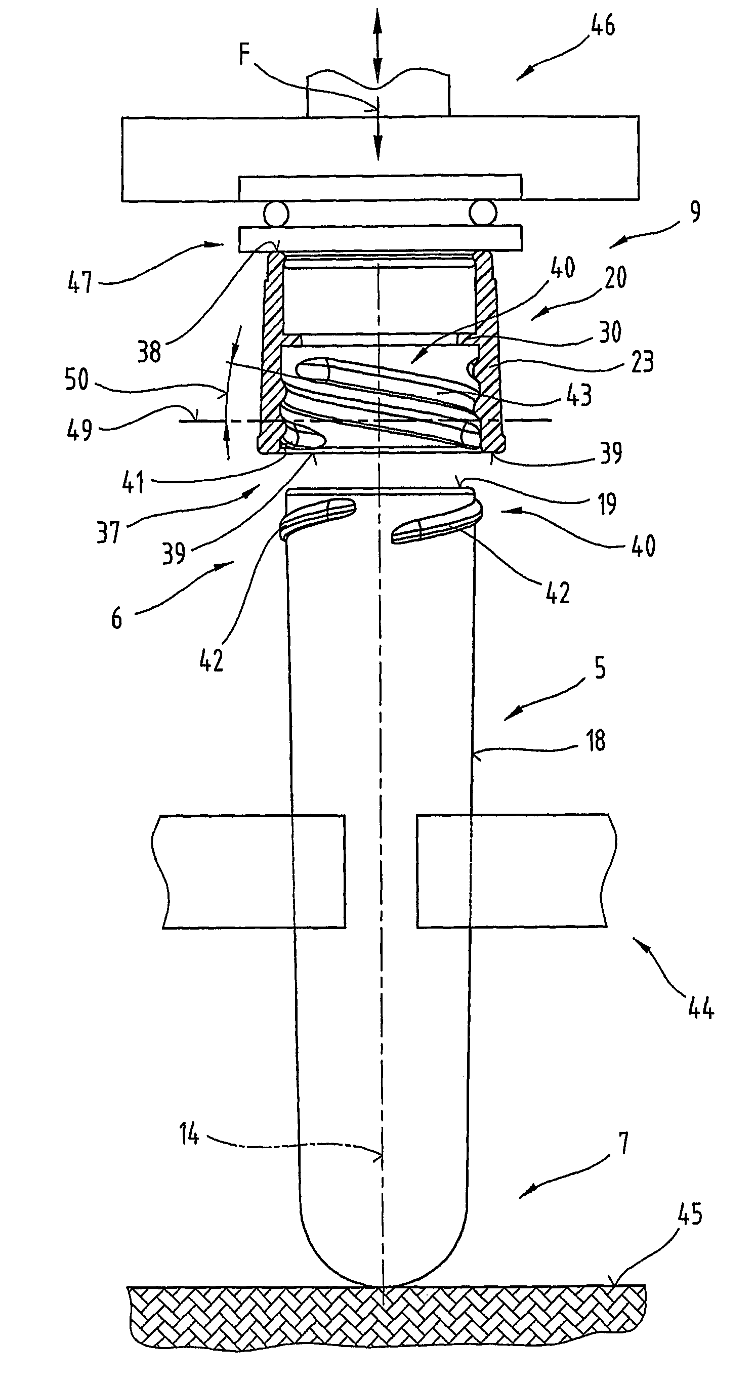 Method for the assembly of a cap with a receptacle