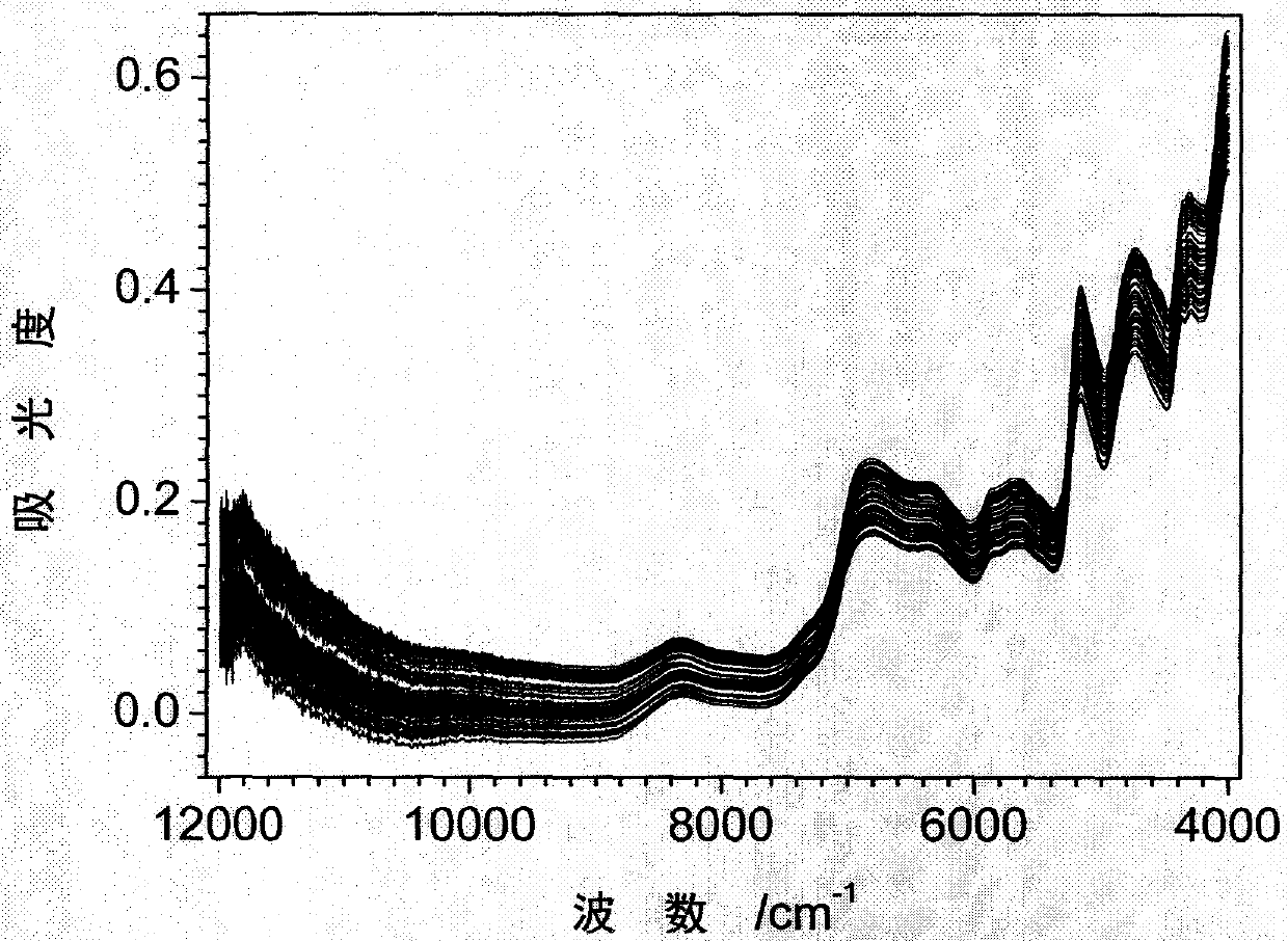 Quantitative analysis method for dual adulterated sanqi based on near infrared spectroscopy and stoichiometry