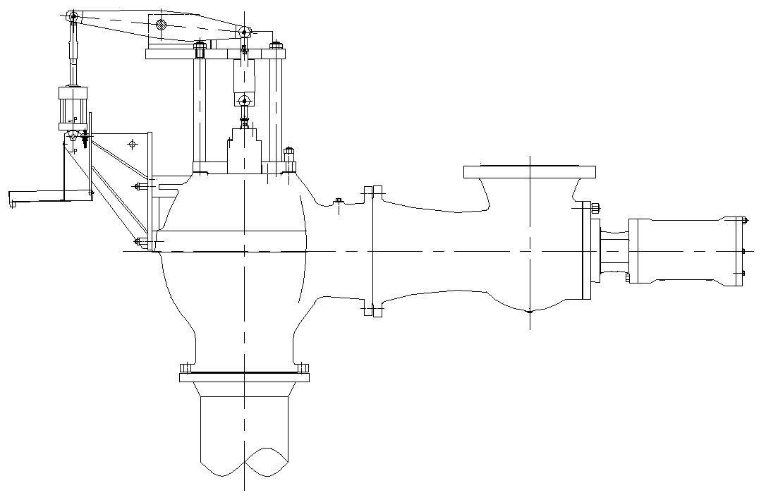 A low-parameter large-flow double-split back-pressure steam turbine
