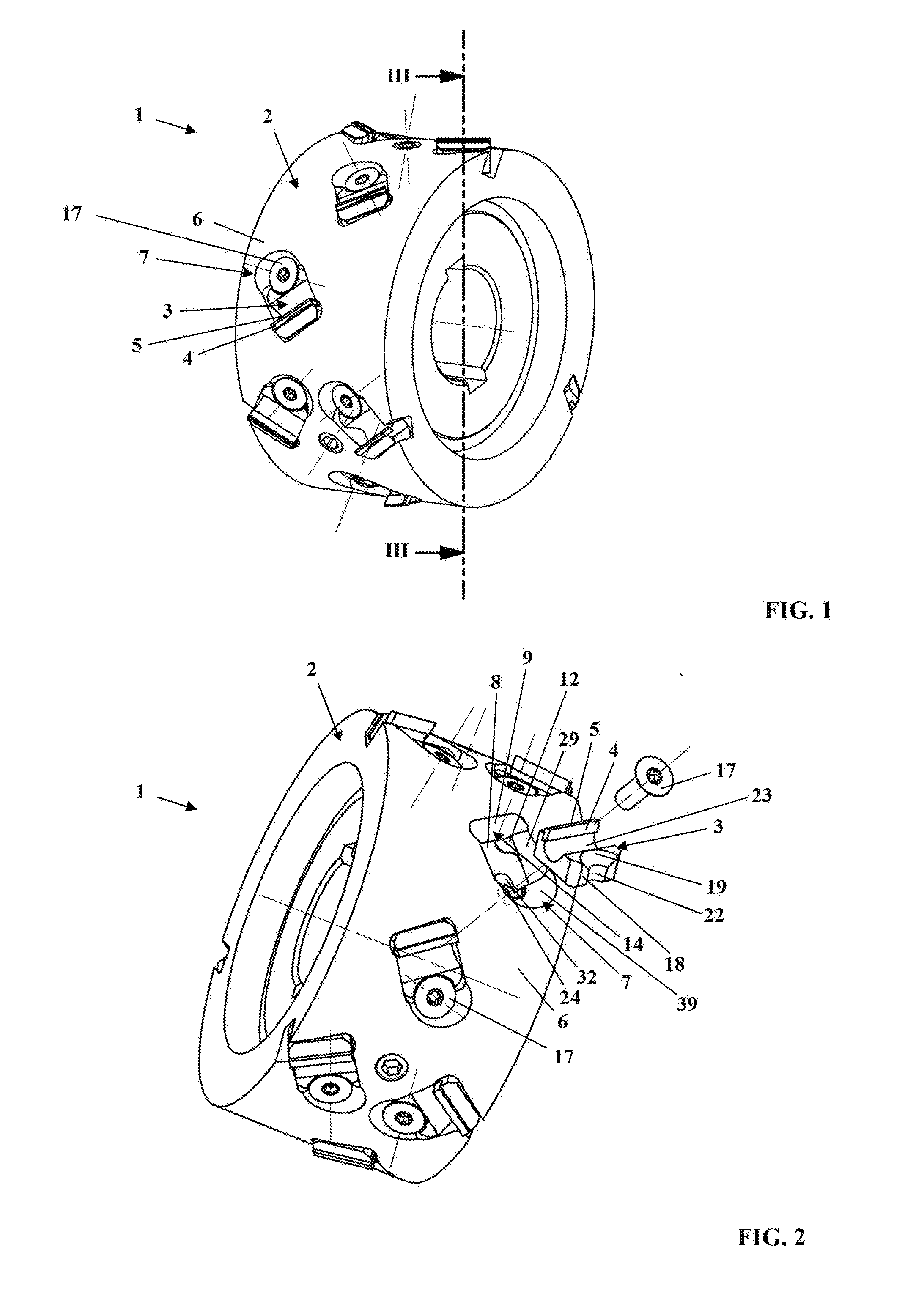 Milling Tool and Cutting Element for Use in a Milling Tool