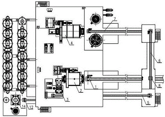 Ore grinding technology production method using hard rocks as ore grinding medium