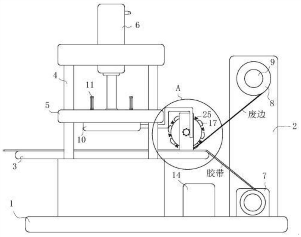 Die-cutting equipment for tape processing