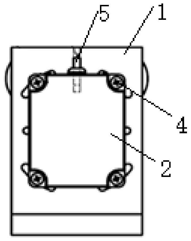 Device, method and system for measuring azimuth angle of impeller of wind generating set