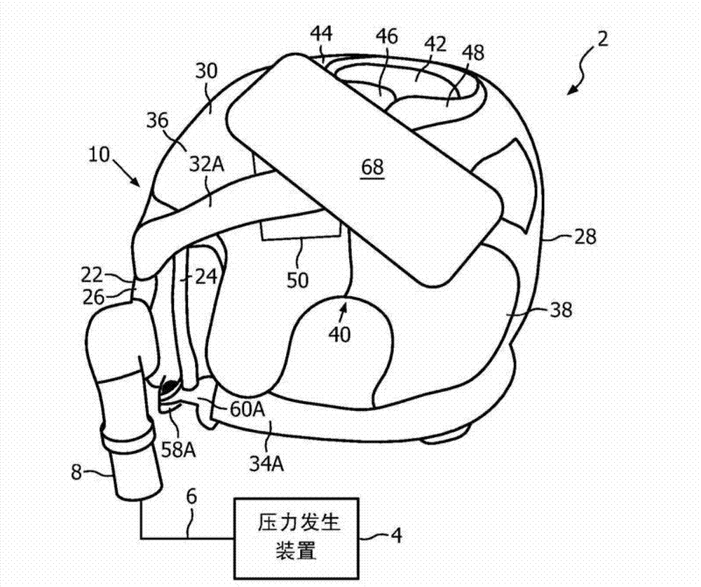 Helmet-type of patient interface device and method use