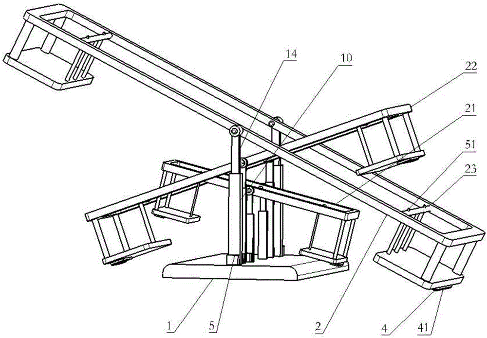 Three-dimensional seesaw