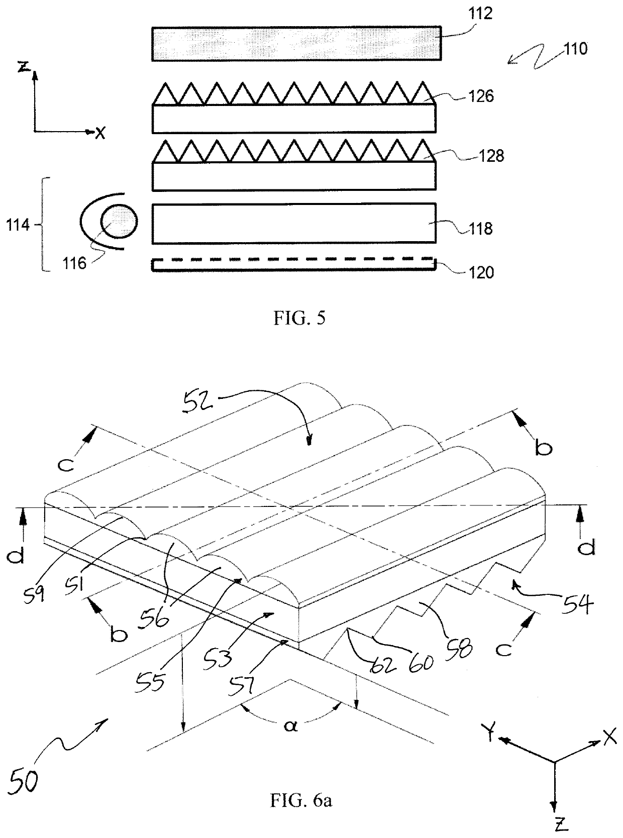 Optical substrates having light collimating and diffusion structures