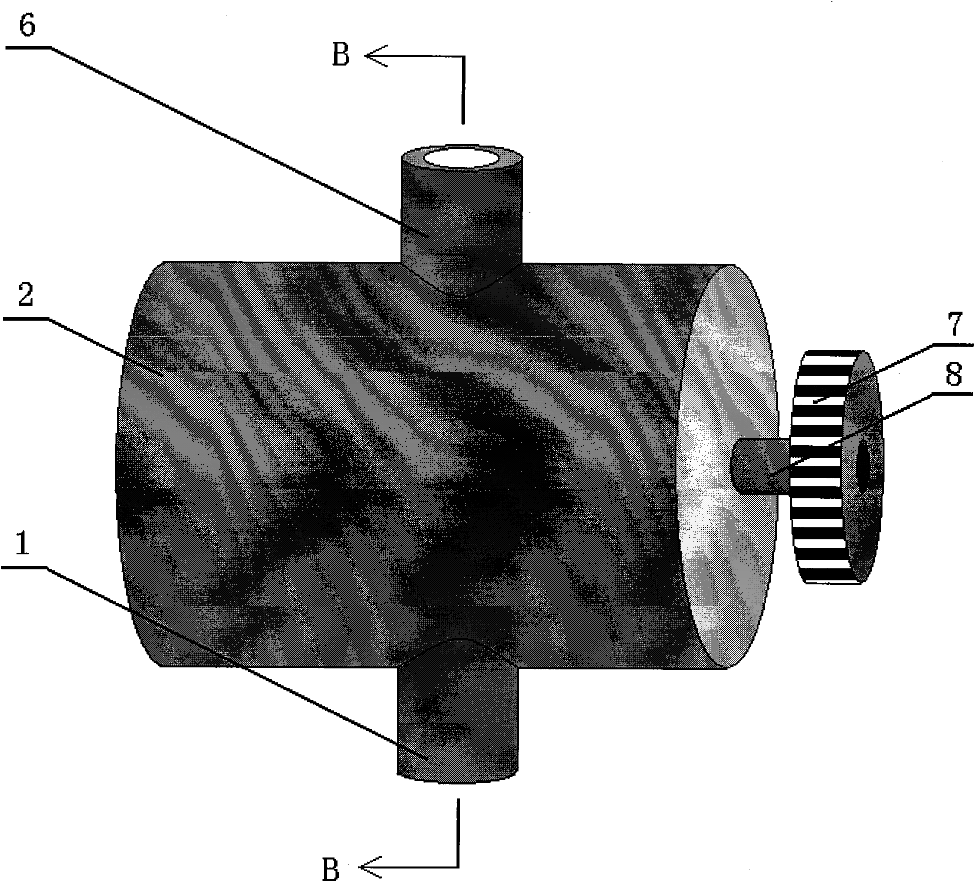 Bidirectional deformation film type oil injection quantification throttling mechanism