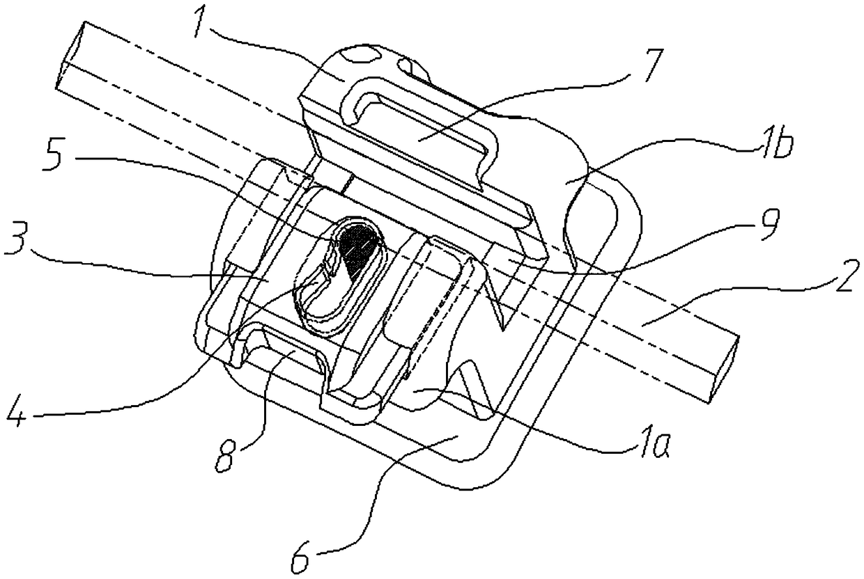 Passive self-ligating bracket for orthodontics