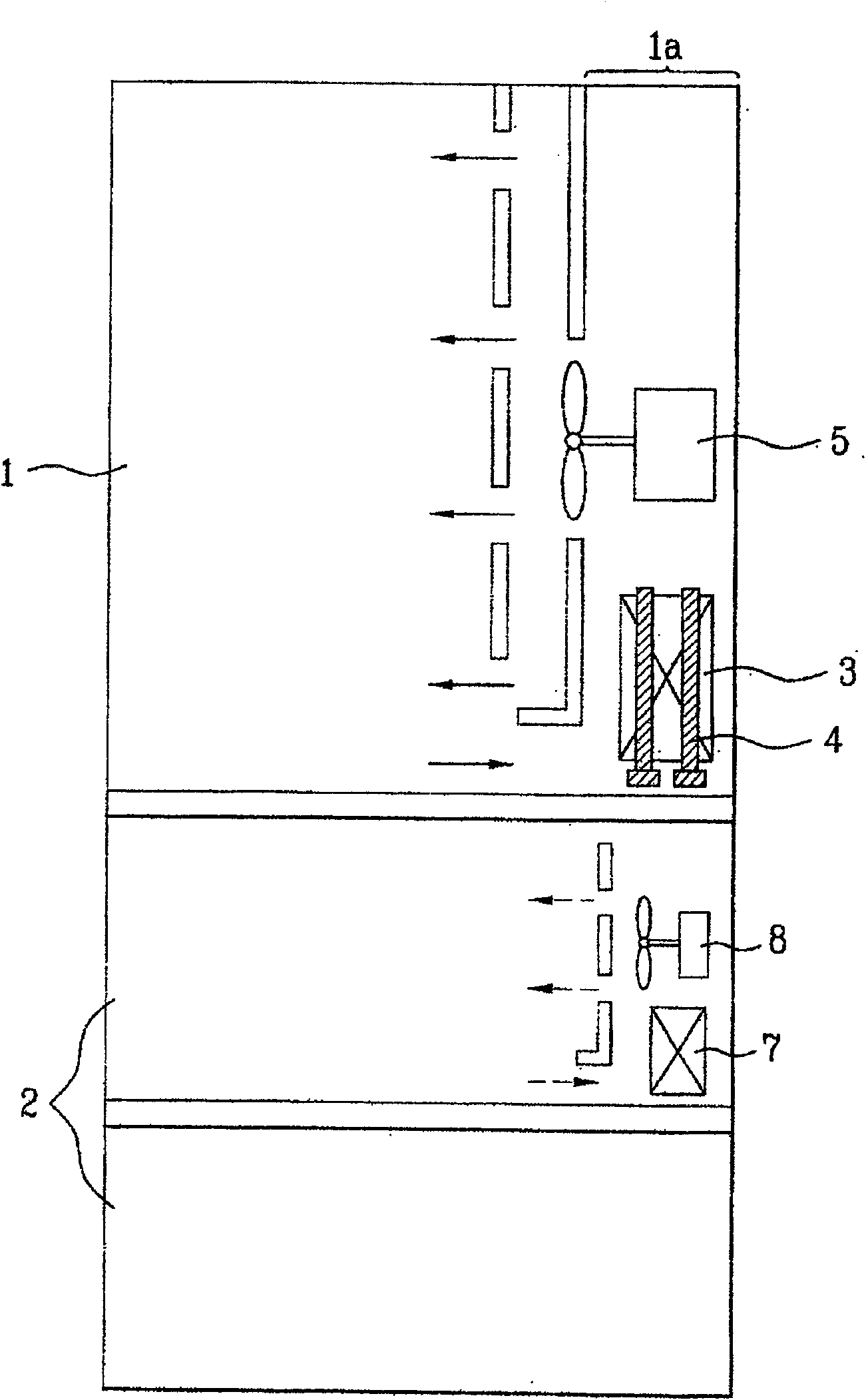 Electric refrigerator defrosting device and controlling method thereof