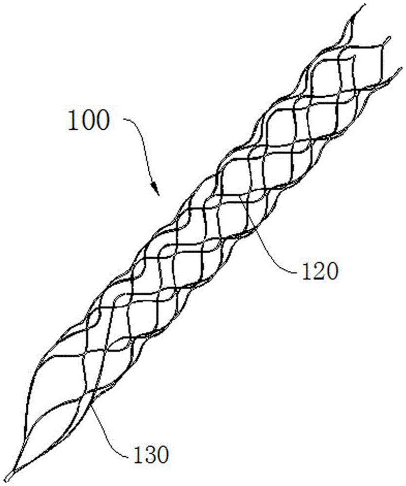 Blood-vessel embolectomy device with helical structure and thrombus treating apparatus with the same