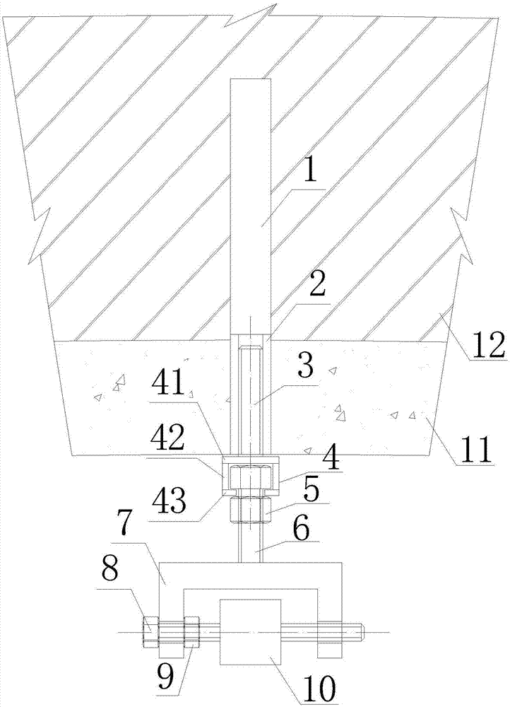 Measuring reflection piece support